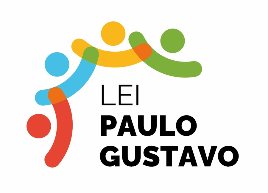 Imagem mostra logomarca da Lei Paulo Gustavo.